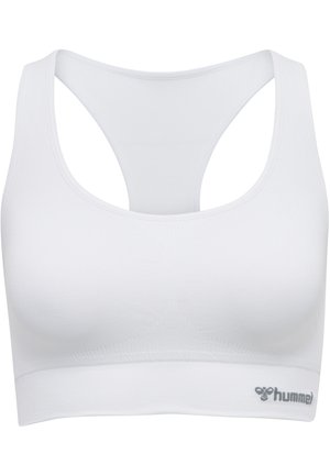 Hummel TIF SEAMLESS - Sport-BH mit mittlerer Stützkraft - white