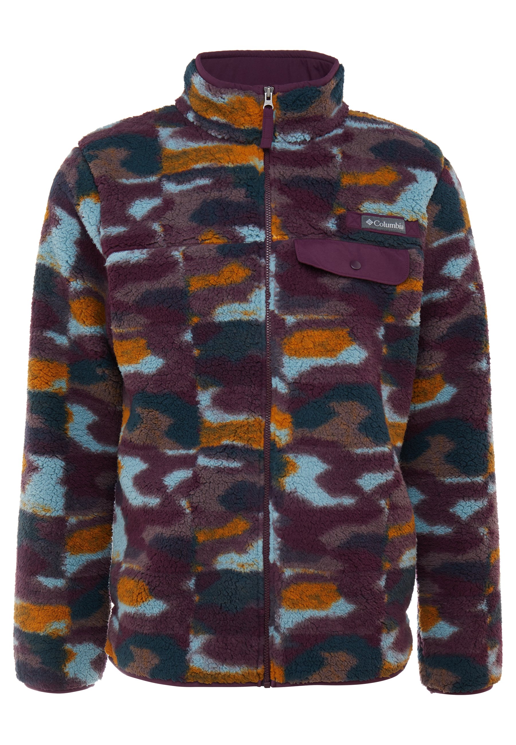 columbia fleece jacke yellow blue white black columbia fleece jacke yellow blue white black