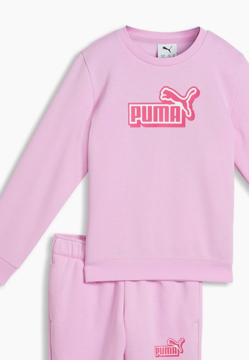 PUMA ESSENTIALS LOGO LAB CREW TRAININGSANZUG UNISEX SET - Tracksuit - mauve glow — foto 6