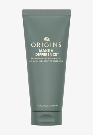 Groene tube handbehandeling met een matte afwerking, voorzien van witte tekst en logo. Inhoud van 2,5 fl oz, afgeronde dop aan de onderkant.