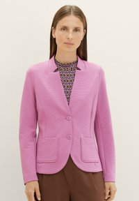 TOM TAILOR STRUCTURE - Blazer - mauvy plum