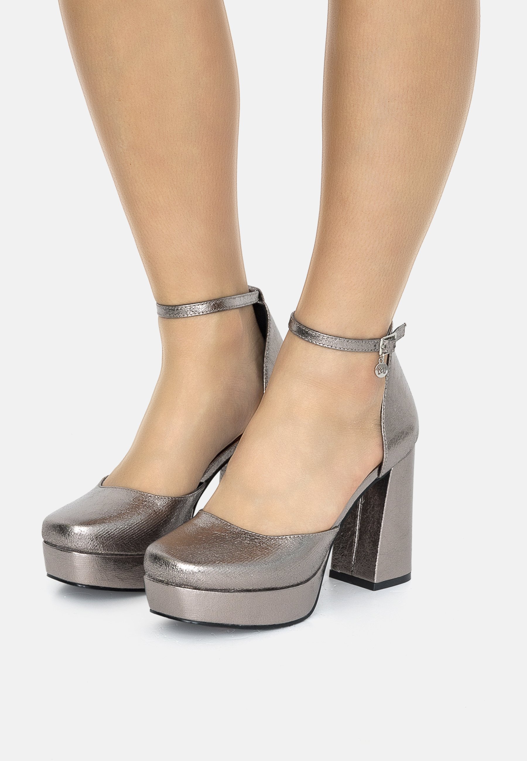 Maria Mare Zapatos de plataforma - silver - Zalando.es