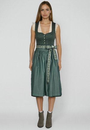 Spieth & Wensky HEIDI IN MIDILÄNGE - Dirndl - oliv
