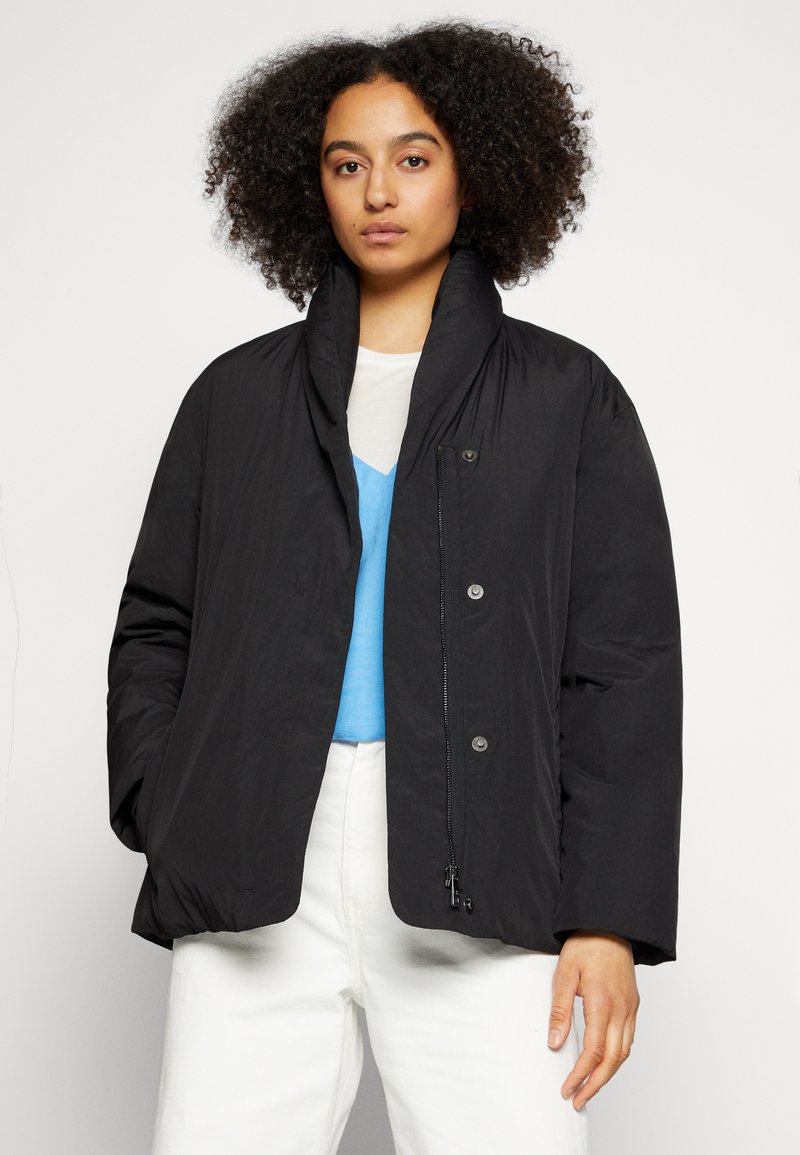 Damen Leichte Jacken | Calvin Klein WRAP PUFFER JACKET Daunenjacke black/schwarz - BR92251 Damen Leichte Jacken | Calvin Klein WRAP PUFFER JACKET Daunenjacke black/schwarz - BR92251