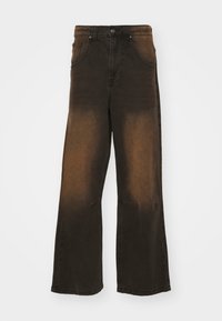 Jaded London VINTAGE COLOSSUS BAGGY  - Baggy jeans - dark brown