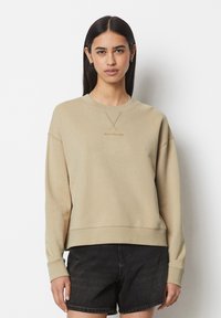 Marc O'Polo DENIM CREWNECK - Sweatshirt - light beige
