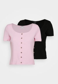 Não selecionado, pink light/black