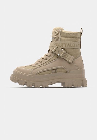 ASPHA - Bottines à lacets - beige