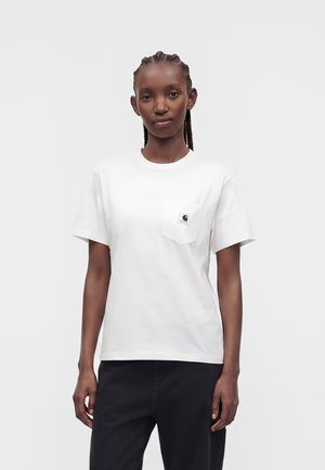 Carhartt WIP POCKET - Βασικό μπλουζάκι - white