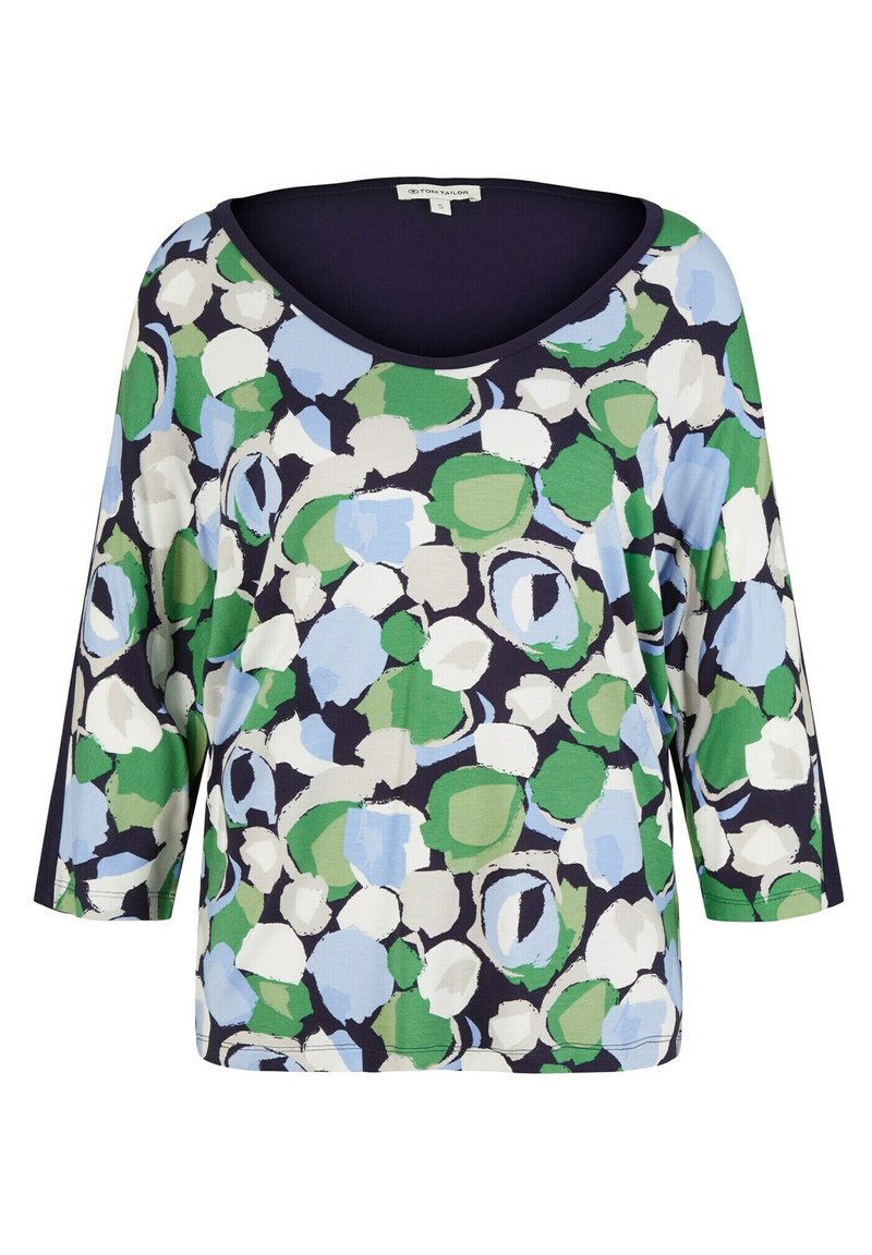 Tom Tailor T-shirt print donkergroen Tom Tailor T-shirt print donkergroen