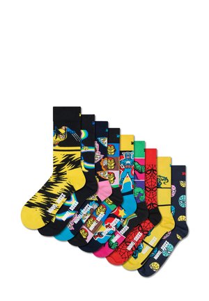 MARVEL COLLECTORS 9-PACK GIFT - Chaussettes - white