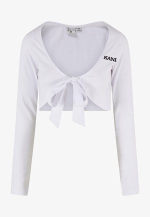 Karl Kani, RETRO KNOT BOLERO - T-shirt à manches longues - white