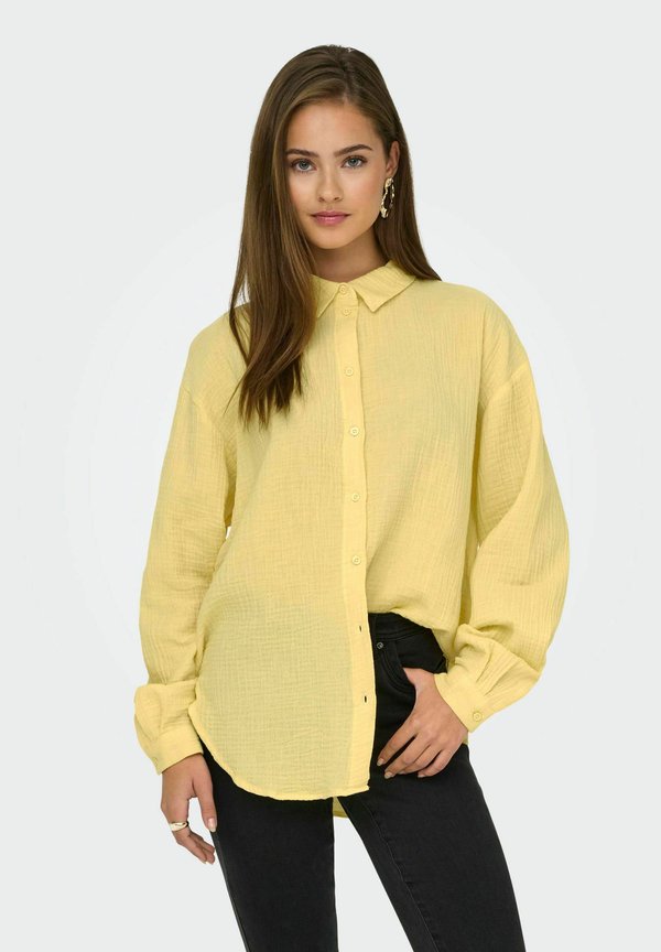 LANGARM JDYTHEIS - Hemdbluse - pale banana