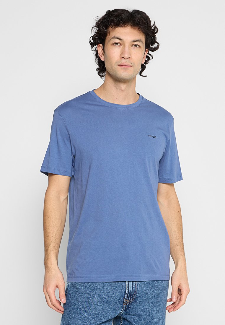 HUGO T-shirt basic blauw