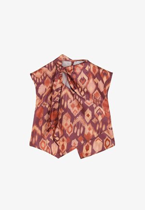 Scalpers, SCALPERS SCIKAT PRINT TOP - Blusa - terracotta