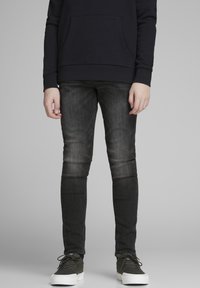 Jack & Jones Junior JJILIAM JJORIGINAL - Vaqueros pitillo - black denim