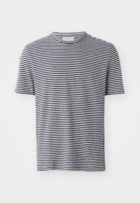 TEE MINI STRIPE - T-shirts print - navy/white