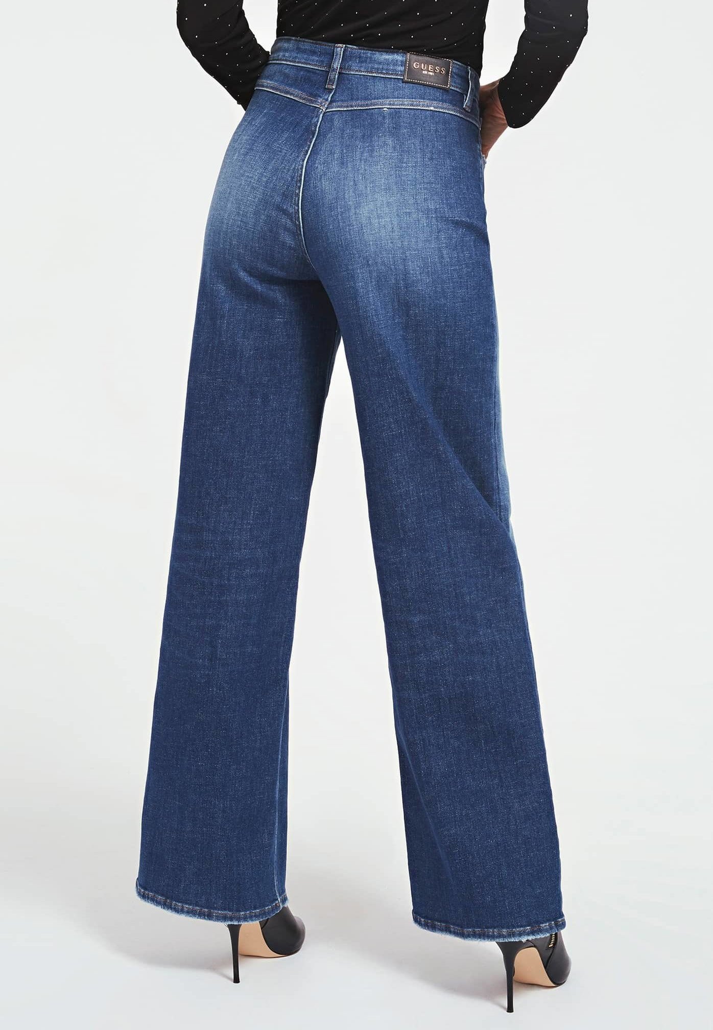 guess bell bottom jeans