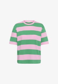 Geselecteerd, pink frosting green stripe