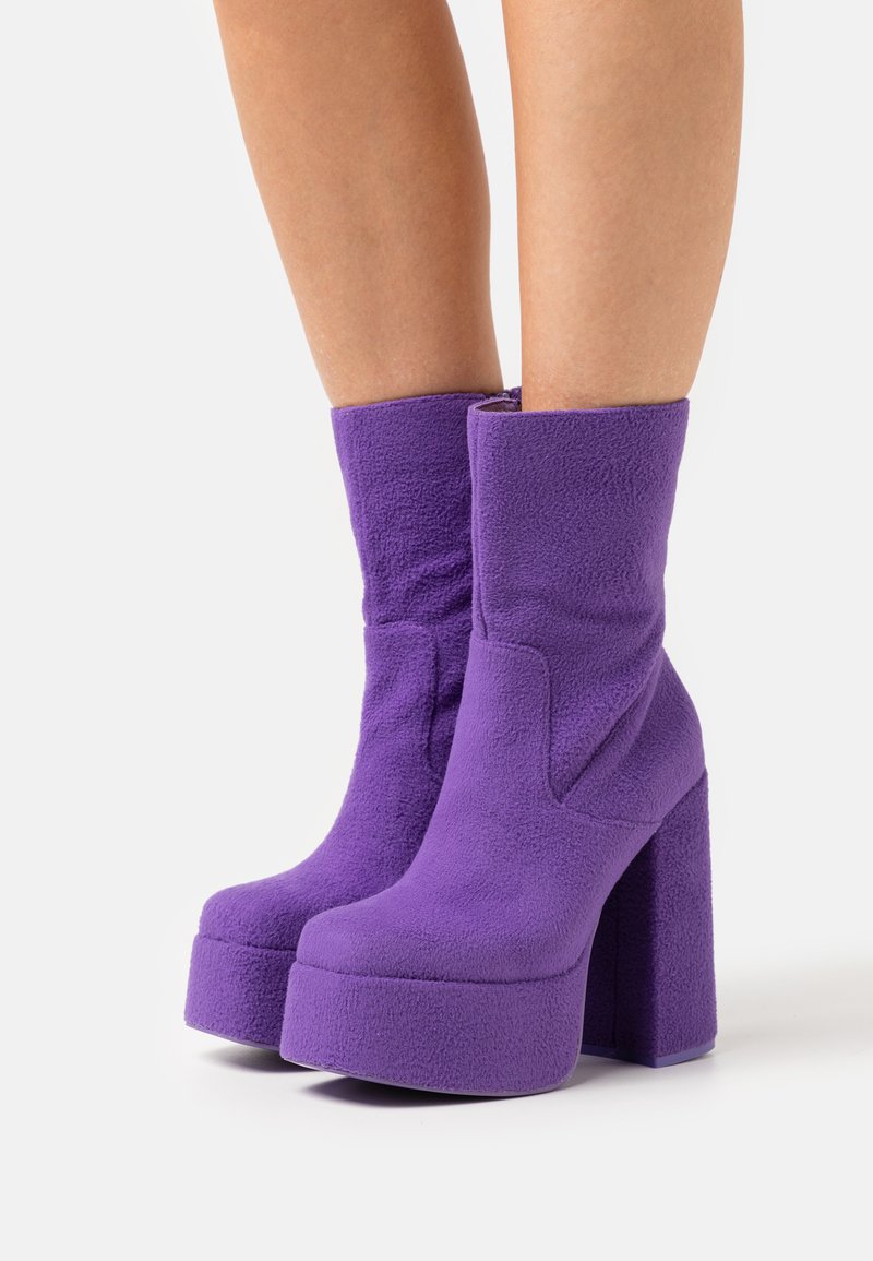 Koi Footwear TINKY WINKY PLATFORM BOOTS Botine cu platformă purple