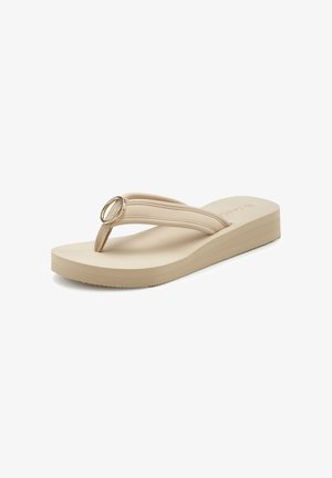 LASCANA, ZEHENTRENNER - Pool shoes - cremefarben