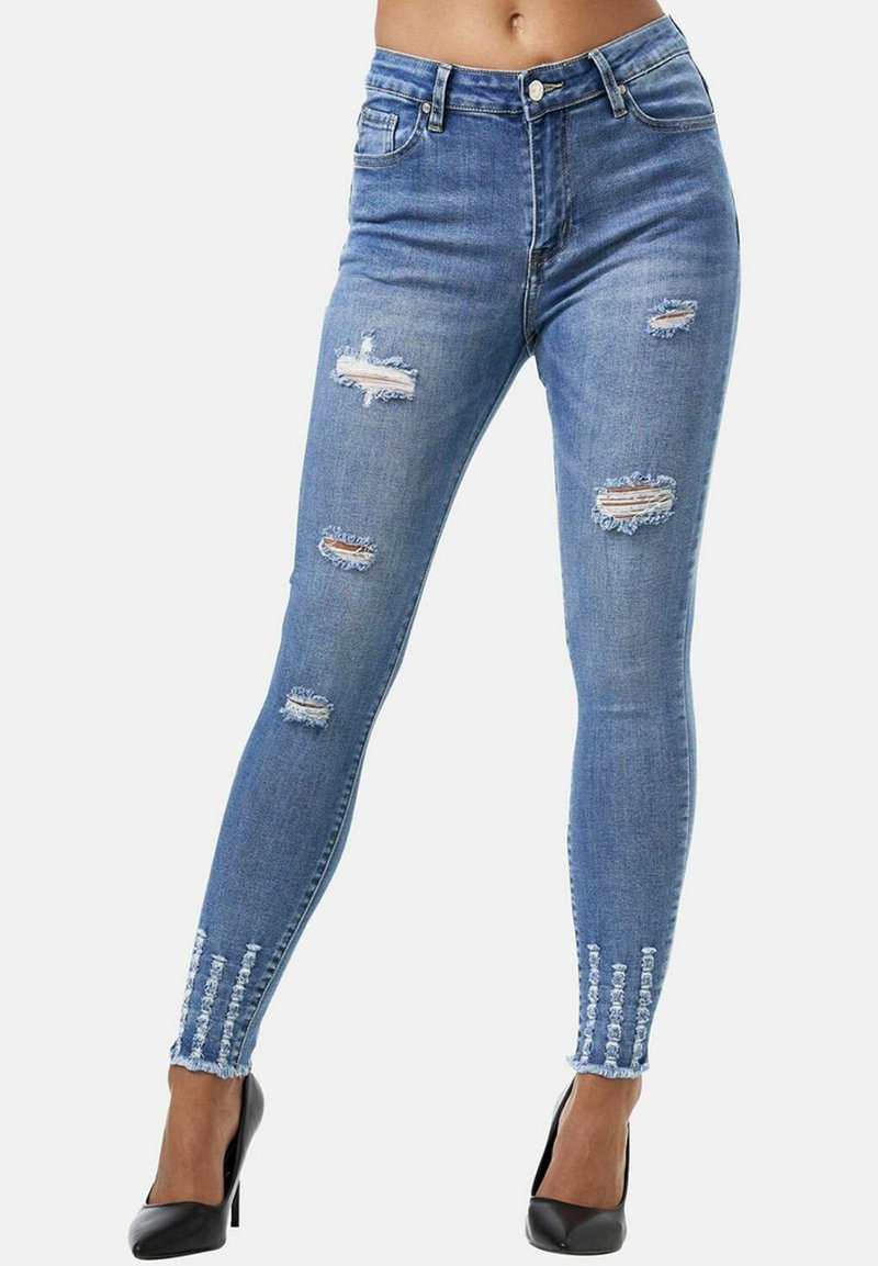 Elara HIGHWAIST - Vaqueros pitillo - blau