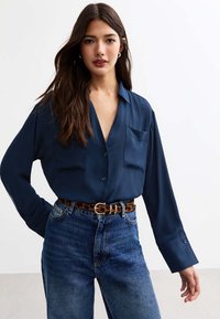 New Look - LONG SLEEVE - Button-down blouse - bright blue Thumbnail Image 1