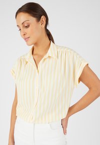 Damart Overhemdblouse - jaune rayé