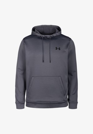 ARMOUR FLEECE - Jersey con capucha - castlerock black