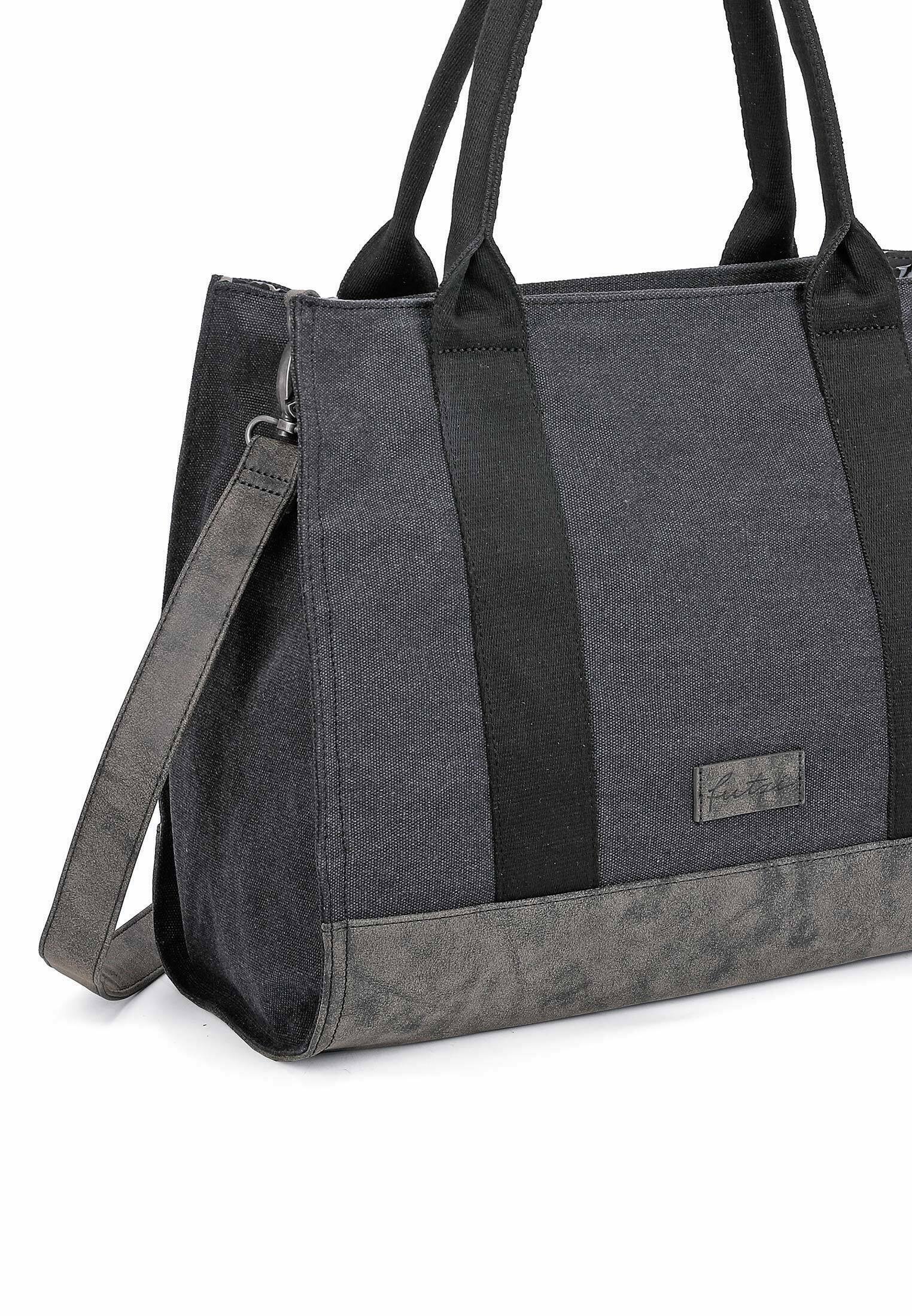 Fritzi Aus Preußen Borsa In Tela Tote Bag Black – Tracolla Rimovibile – Stile Lifestyle