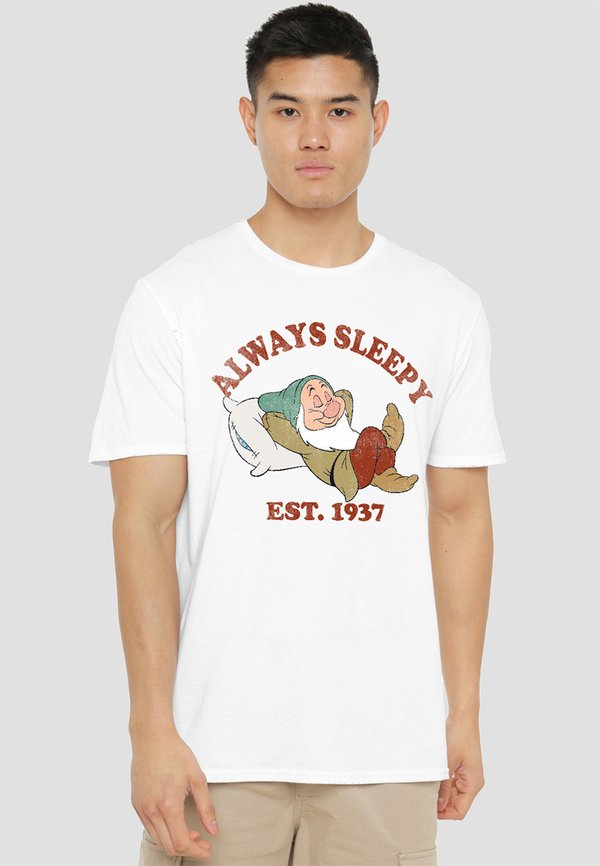 SNOW WHITE FATHER'S DAY SLEEPY DAD 1937 - T-Shirt print