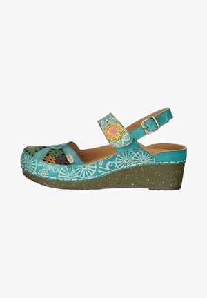 LAURA VITA, Sandales compensées - multi-coloured