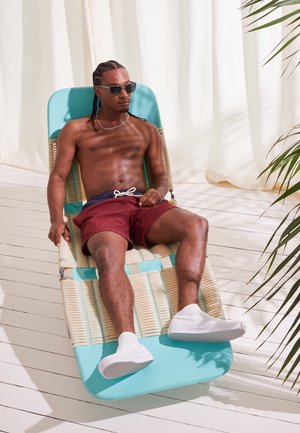 Urban Classics Badeshorts - navy/burgundy