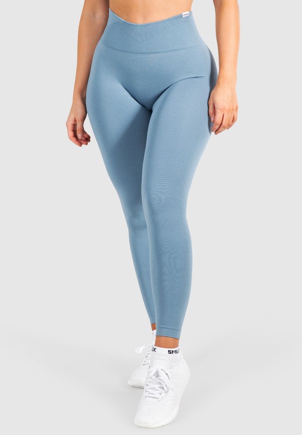 AMAZE PRO HIGH WAIST SEAMLESS - Tights - graublau