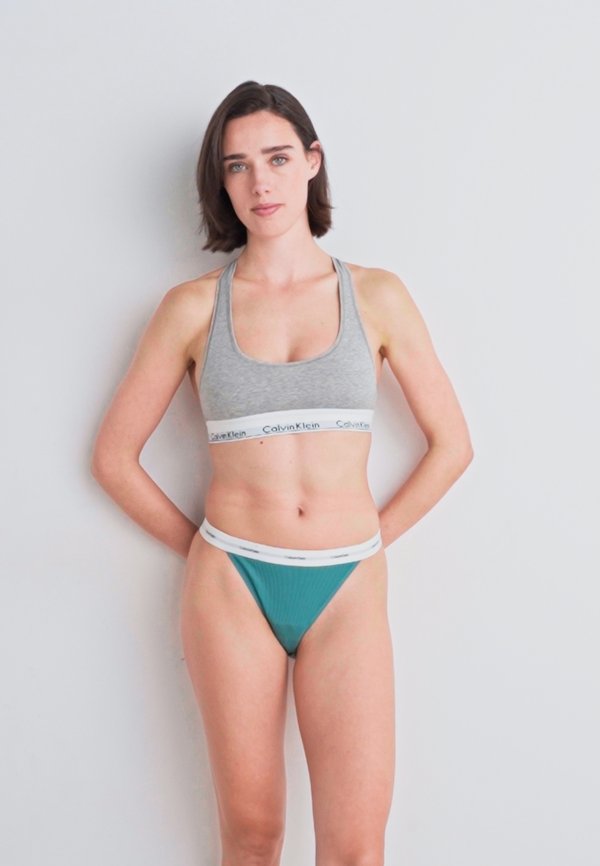 HIGH LEG TANGA  - Briefs - lively teal3