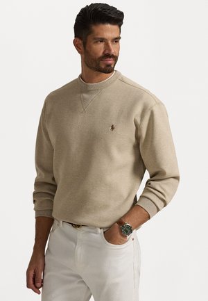DOUBLE-KNIT SWEATSHIRT - Sweatshirt - tuscan beige heather