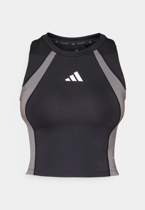adidas Performance COLORBLOCK - Top - black/grey four