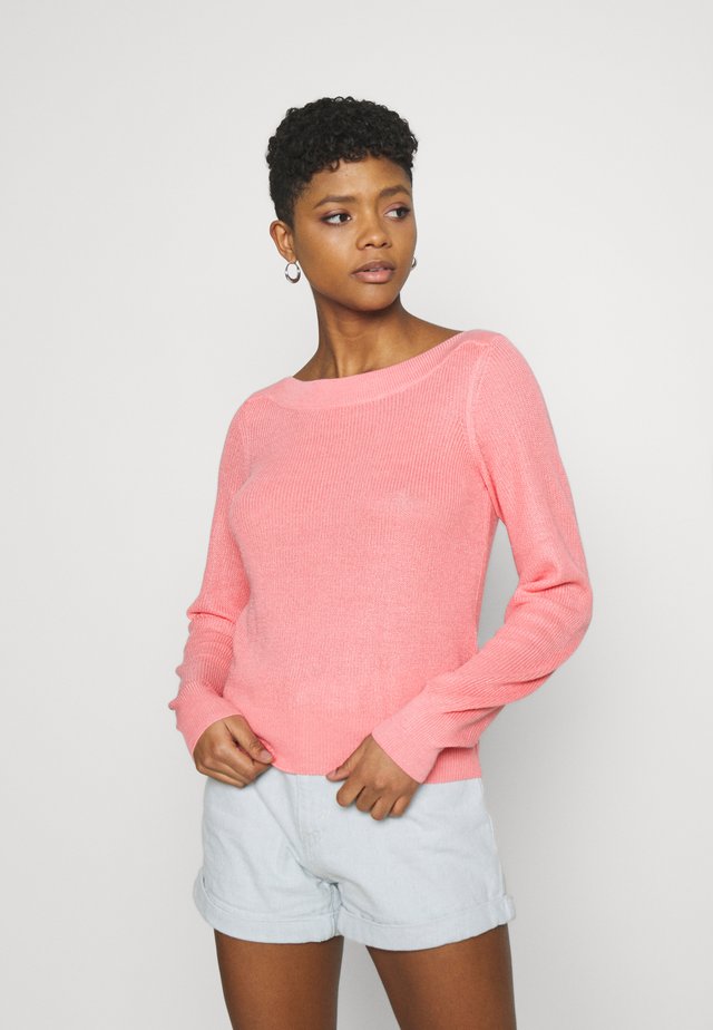 VMNEWLEXSUN BOATNECK - Sweter - geranium pink