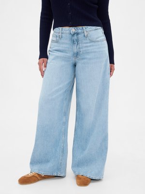 CURVY BAGGY DYLAN - Pernera ancha - light wash