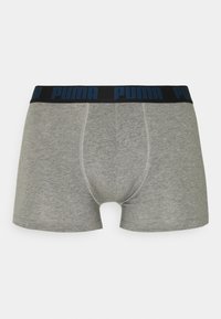 Puma BASIC 2 PACK - Calzoncillos - blue/grey melange