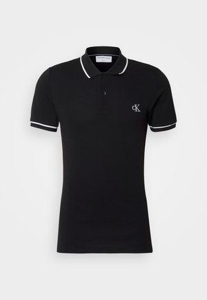 Calvin Klein Jeans TIPPING - Polo shirt - black