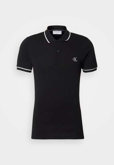 TIPPING SLIM - Polo - black