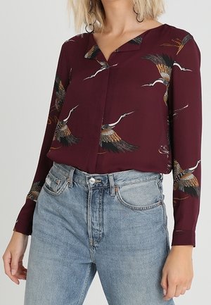 Blouse - dark red