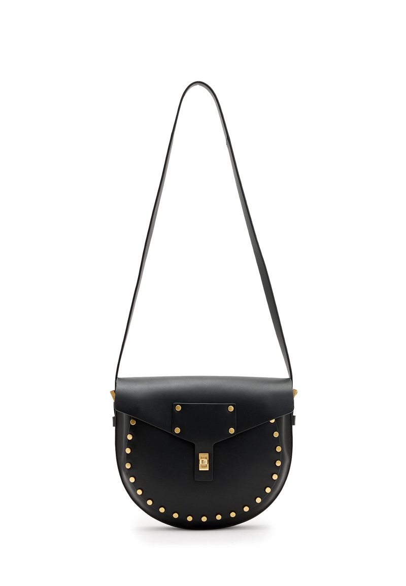 AllSaints MIRO SADDLE BAG Sac bandoulière black/noir ZALANDO.FR