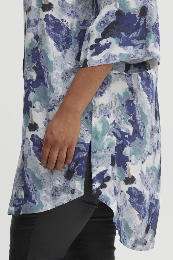 FPDANA - Button-down blouse - midnight sail mix2