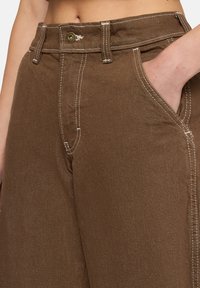 Dickies STEVENSVILLE  - Jean droit - mushroom