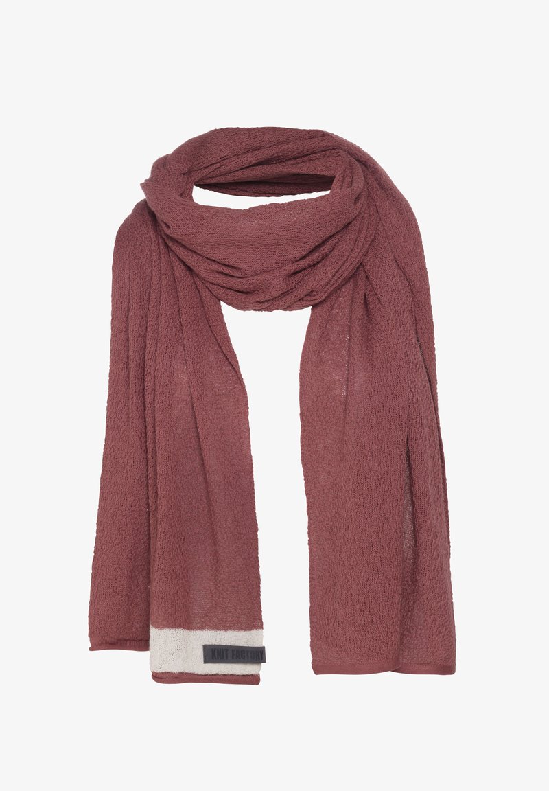 Knit Factory JUNE - Sjaal - stone red