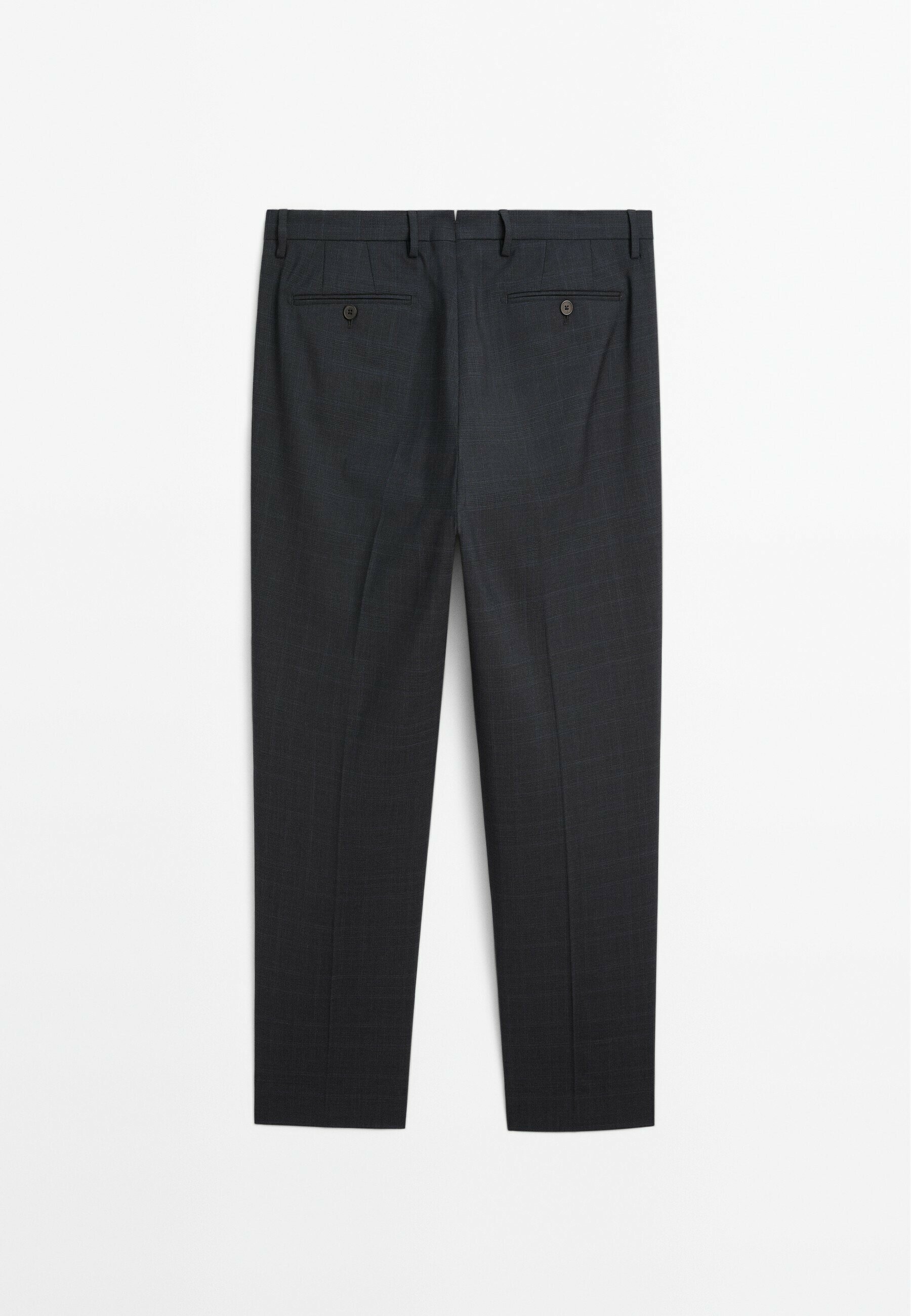 【Massimo Dutti】Check print suit trousers Check print suit trousers · Beige · Dressy | Massimo Dutti