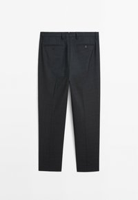 Massimo Dutti CHECK SUIT - Anzughose - dark blue