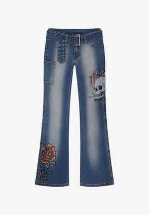 Ed Hardy, Flared Jeans - blue